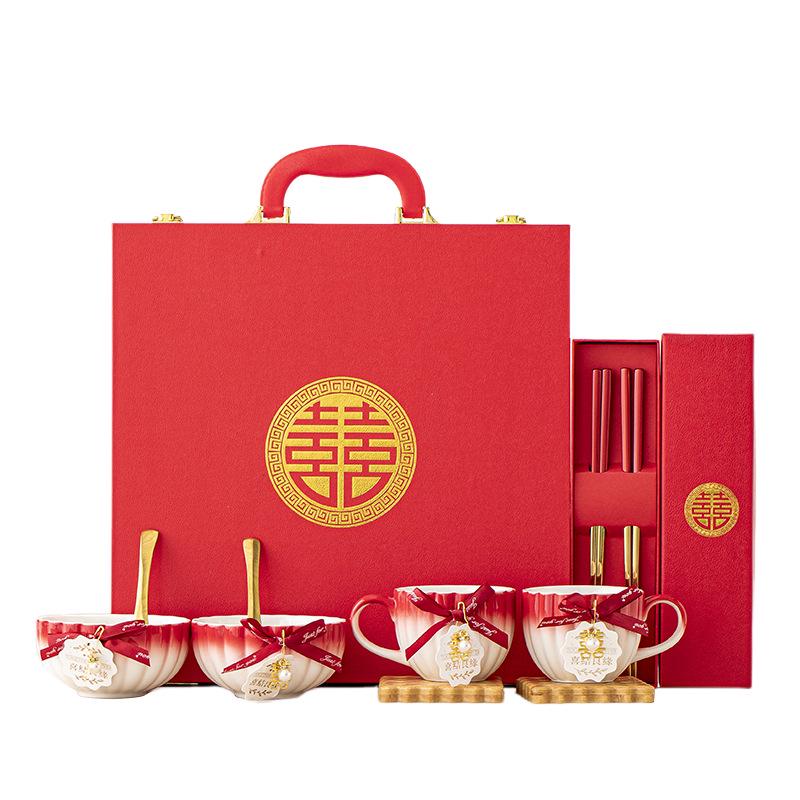 Luxury Tableware Wedding Gift for Newlyweds and Best Friend's Bridal or Engagement