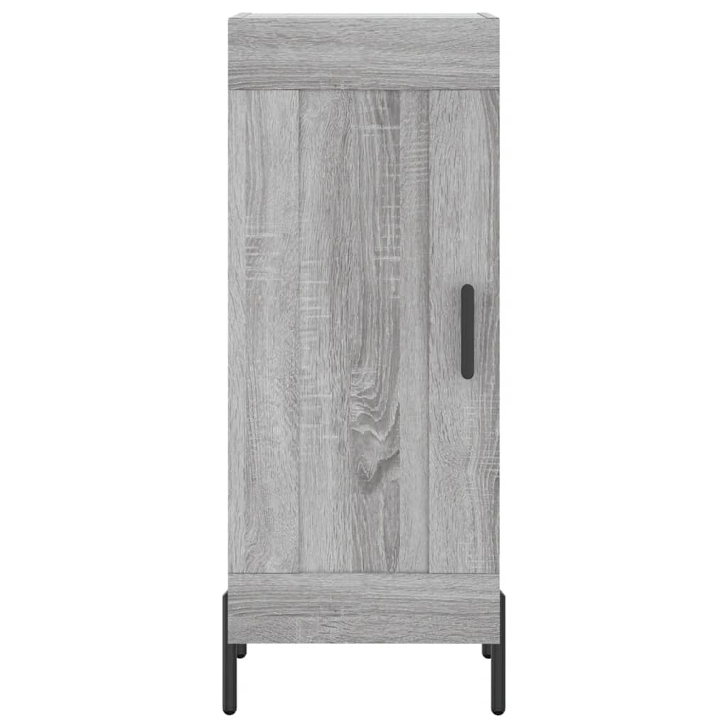 Highboard Gray Sonoma 34.5 x 34 x 180 cm Engineered Wood
