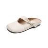 Retro Flat, One-legged, Lazy, Half-slipper Women's Outerwear Shoes