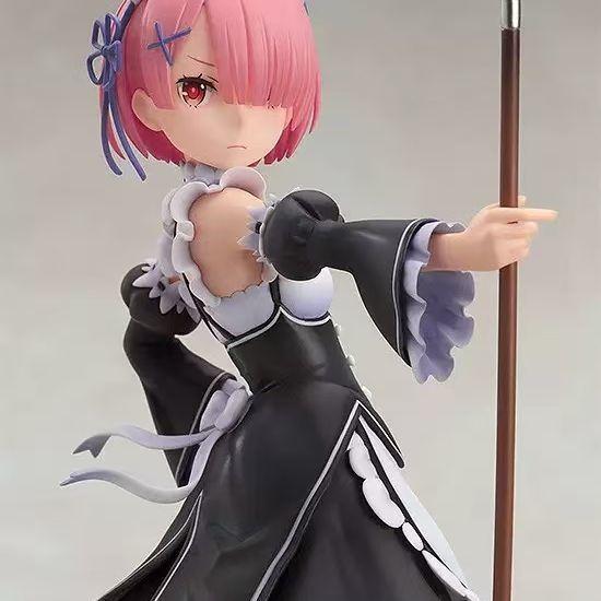 New Re: Life In A Different World From Zero Series Rem Ram Cute Girl Maid Pvc Figure Toys Collect Decoration Anime Birthday Gift