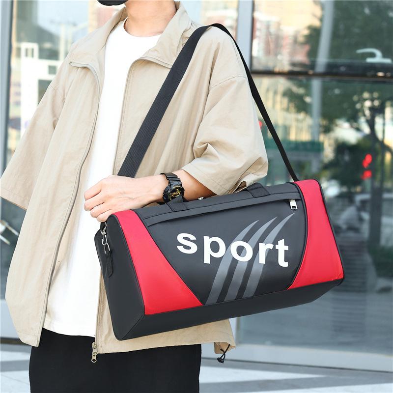 Unisex Solid Color Travel Crossbody Bag – One-Shoulder Fitness & Yoga Tote for Men & Women