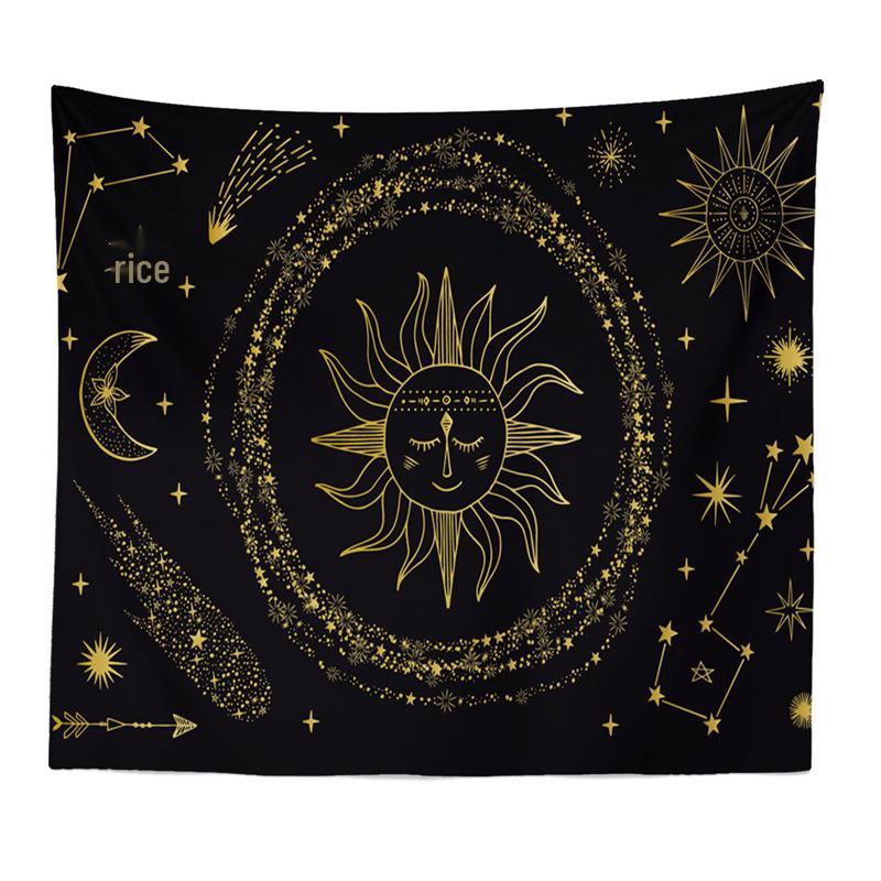 Bohemian Starry Sky Wall Hanging Tapestry for Home Decor and Sofa Backdrop
