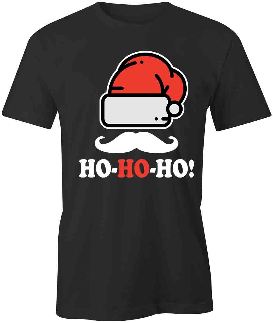 HO HO HO TShirt Tee Short-Sleeved Cotton CLOTHING CHRISTMAS S1BCA206 S