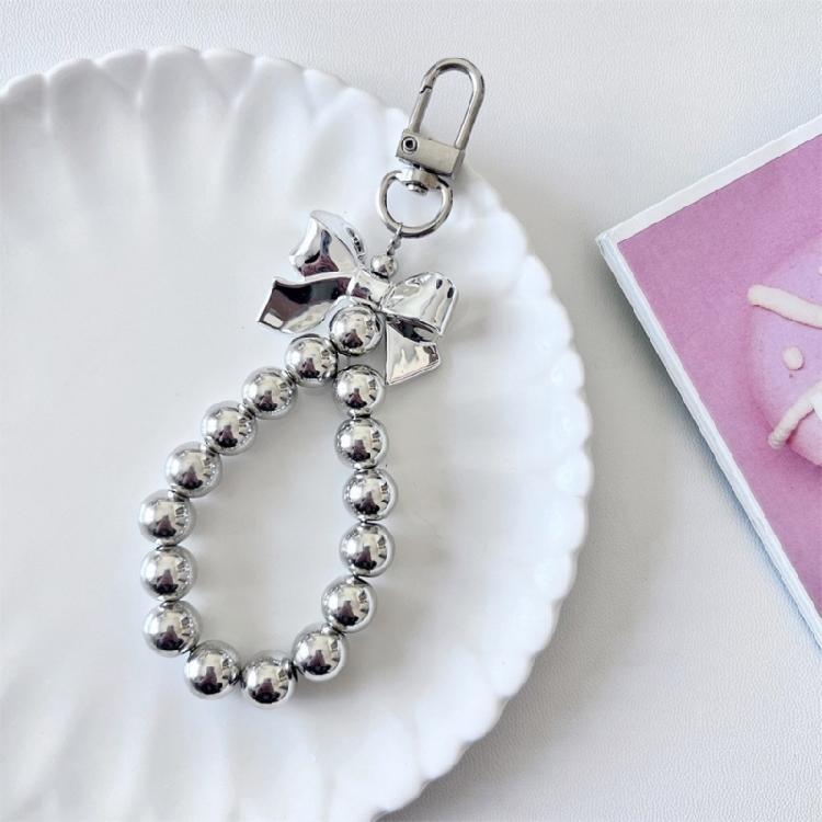 Handmade Beaded Bowknot Keychain Pendant Fashion Hanging Decoration Bag Pendant