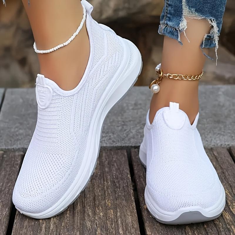 

Spring/Autumn New Women s Slip-On Casual Shoes, Comfortable Breathable Sneakers, Outdoor Hiking Shoes 36