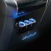 Tsuchiya Yac Car Interior Supplies Socket Distributor Ring Light Socket Triple Direction Black PZ-737
