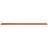 Wall Shelf with Shelf 4 pcs Brown 115 x 9 x 3 cm Particleboard