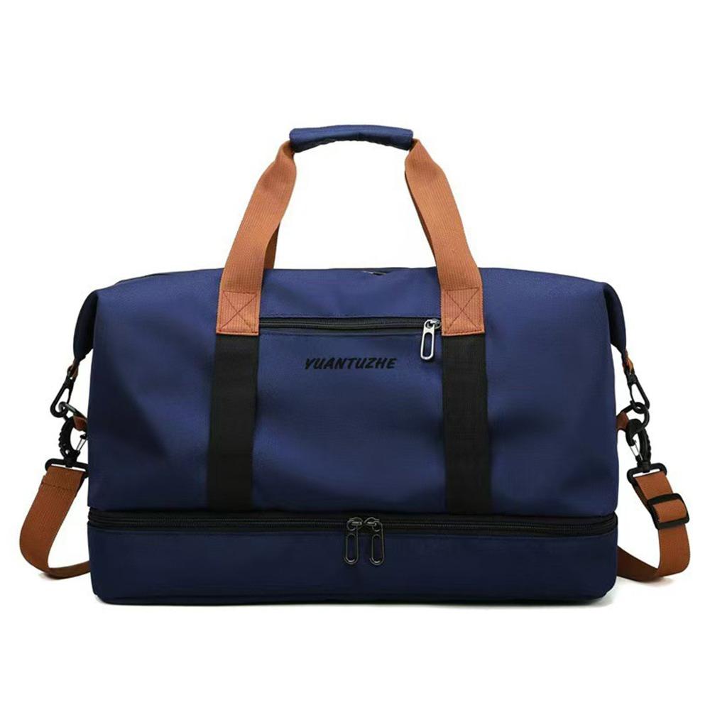 Separate Wet Dry Portable Gym Bag Waterproof Design Portable Handle Gym Suitcase Large Capacity Travel Duffle Bag