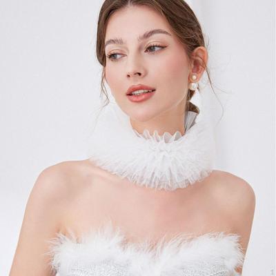 Ruffle Collars Clown Neckwear for Reenactment Larp Ren Faire