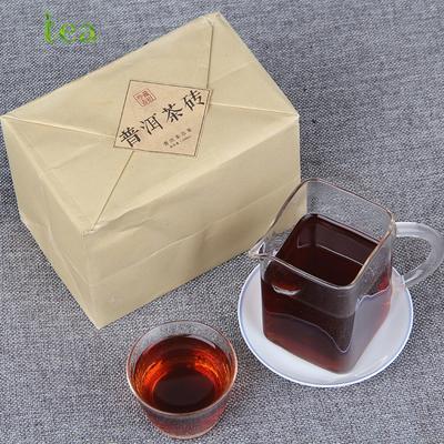 Puer çayı pişmiş çay Yunnan Puer antik ağaç çayı tuğla yaşlı kuru depo 1000g Puer çayı pişmiş çay