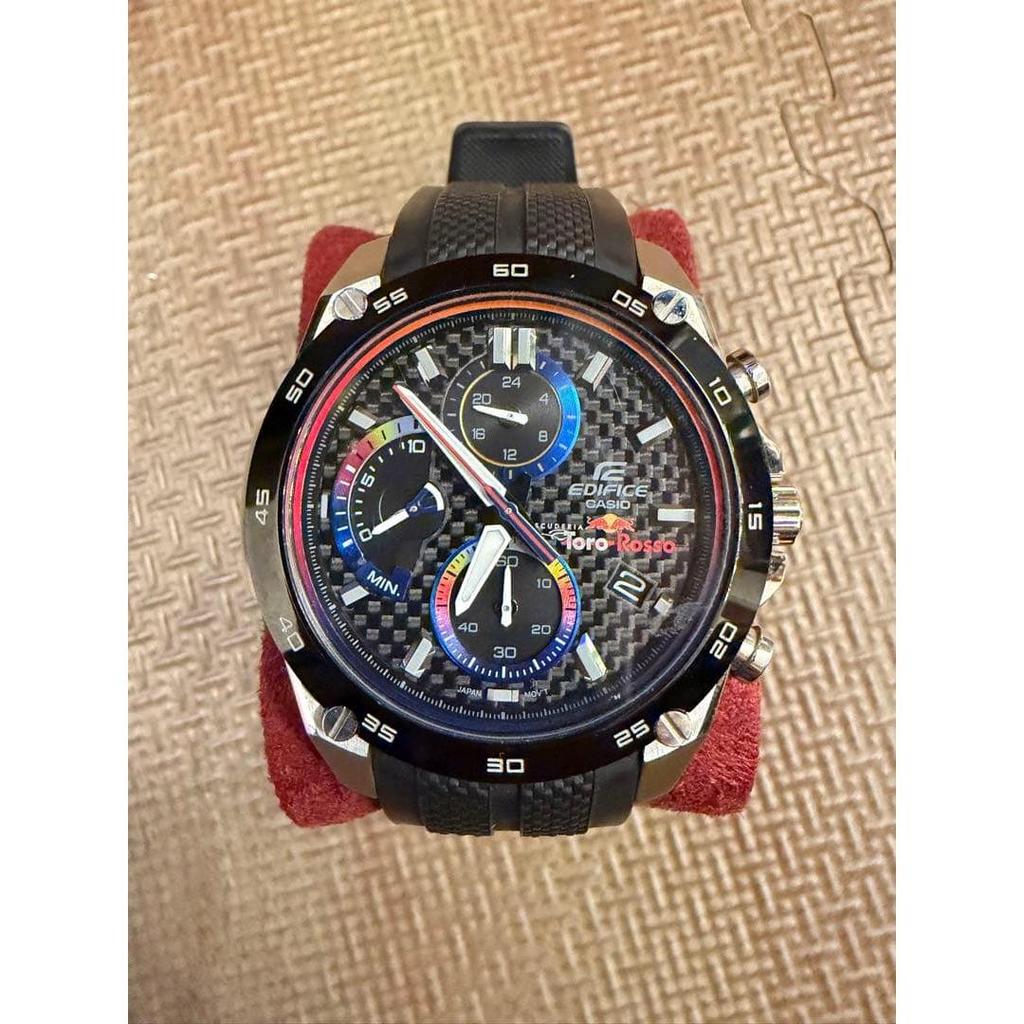 Used CASIO EDIFICE EFR-557TRP-1AJR Toro Rosso F1 Limited Edition