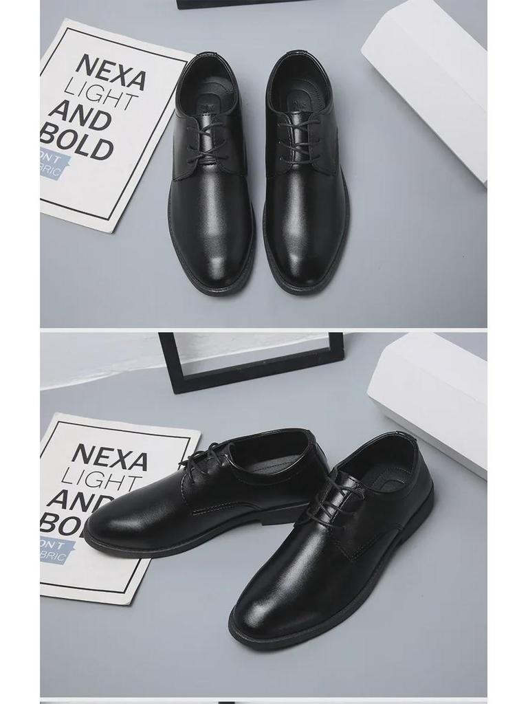 Herren Trendige Schnürleder Schuhe - Britischer Business & Casual Koreanischer Stil