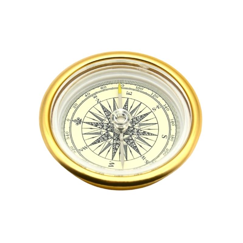 Militaries Retros Gold Compasses Professional Pocket Compasses for Hunting, Hiking and Outdoor Camping
