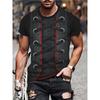 Abstract Face Pattern Wolf 3D Print T-Shirts Men Women Short Sleeve Round Neck T Shirt Street Tees Harajuku Y2K Top Men Clothing