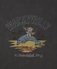 WACKY WILLY Kiki And Dolphin Graphic Short Sleeve T-Shirt Charcoal