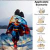 1pc Superman Flannel Throw Blanket Soft, Warm & Cozy for Couch, Bed, Office, and Travel Versatile All Season Gift, Christmas Present