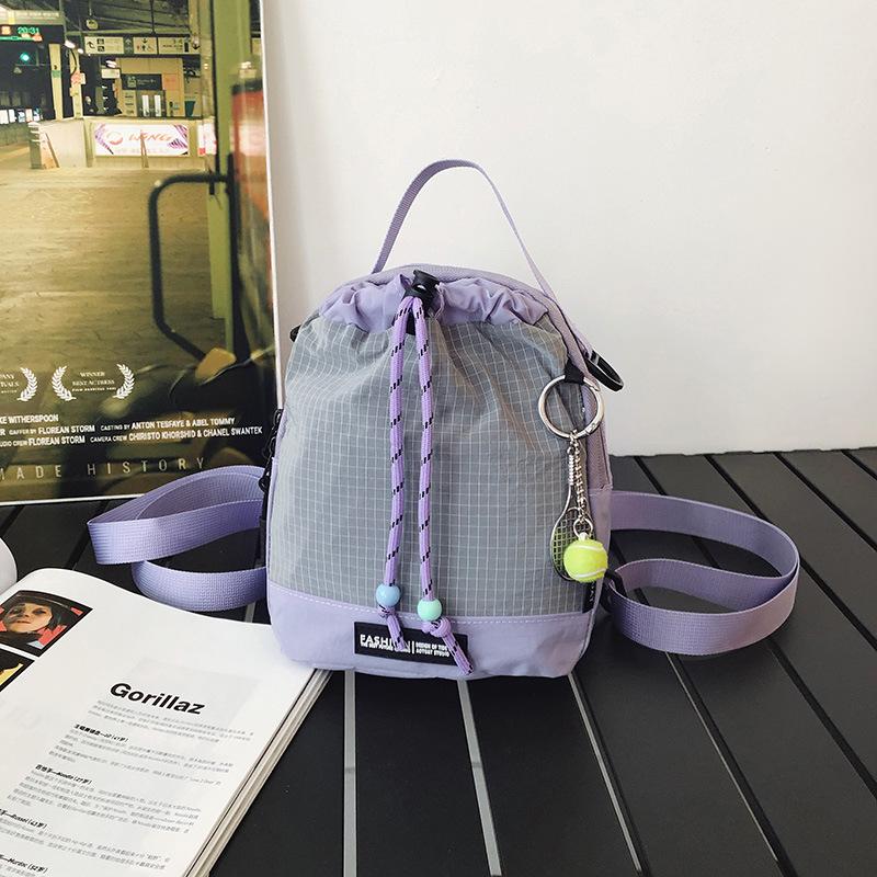 Dual-purpose messenger water cup bag outdoor sports backpack niche leisure shoulder bag light hiking kettle bag
