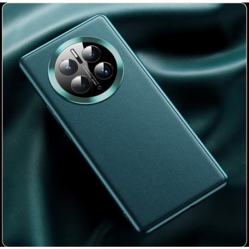The Plain Leather Case of Huawei Mate50pro Is Suitable for The High-end 30-case Anti-drop Case of MATE40PRO