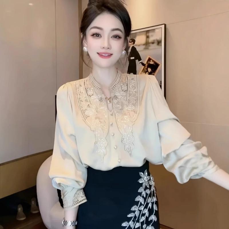New Korean Style Niche Unique Design Fashionable and Versatile Foreign Style Lazy Style Loose Shirt for Women