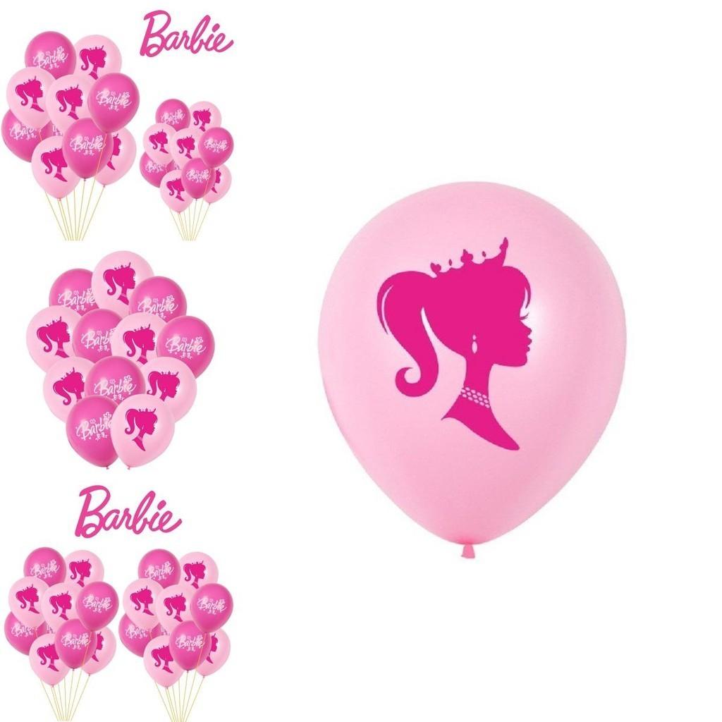 Pretty Pink Barbie Latex Balloons For Girls Birthday Party Decorations