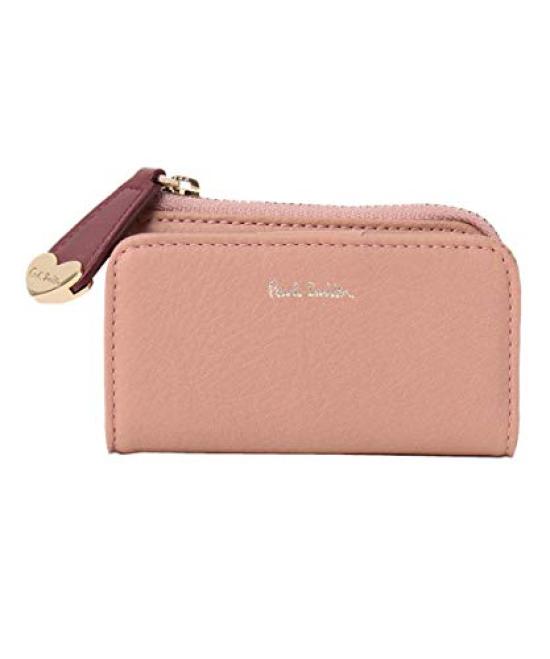 

Ключ Paul Smith с сердцем Воловья кожа Бесплатный подарок PWU910 Розовый Женский чехол/кошелек Пуллер, Кожа, Упаковка, розовый