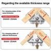 Quick Clip Right Angle Clamp Stainless Steel Angle Clip Clamp Durable Corner Locator  Woodworking