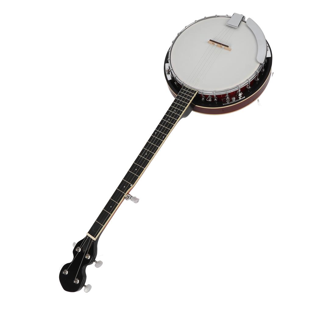 5 String Banjo Professional Stringed Musical Instrument with Wrench for Adult Beginner