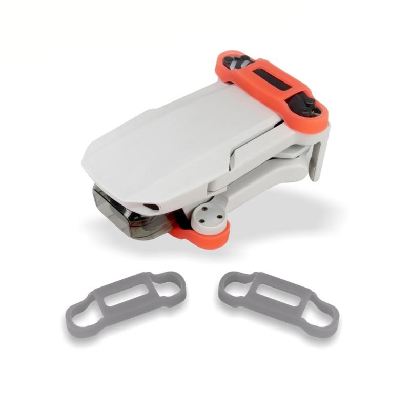 Compact Drones Blade Stabilizer Strap Silicone Propeller Guards Secure Storage For Mini 4k Models Pair