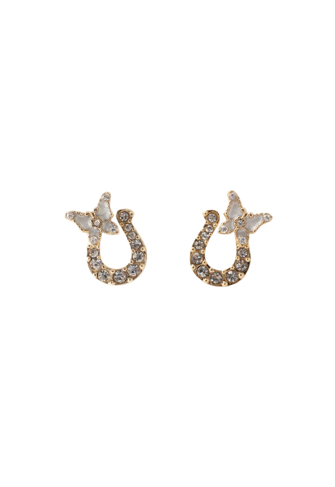 

Anna Sui Horseshoe Motif Earrings SAMA1465 XW білий