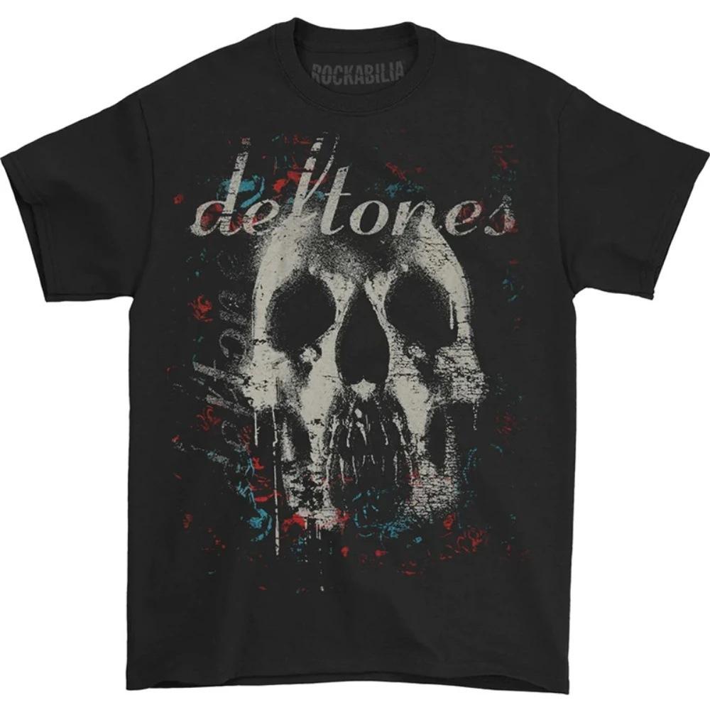 Deftones Cotton Singer Band T-shirt Men Women Hip Hop Rock T Shirt Tops Streetwear Vintage Unisex Oversized Tee Clothing