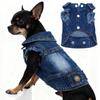 Giacca di jeans per cani Moda Primavera, Vestiti Classici per Cuccioli Piccoli, Jeans per Chihuahua, Costume Personalizzato per Animali Domestici,