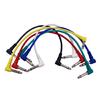 6Pcs Electric Guitar Effect Pedal Patches Cable Cord Low Noise Shielded Cable