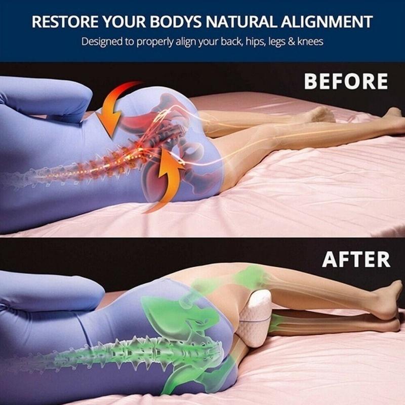 Upgrade Sleeping Orthopedic Sciatica Hip Pain Relief Thigh Leg Pad Memory Foam Cushion Memory Cotton Leg Pillow