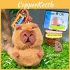 Capybara Cartoon Plush Wallet Earphone Bag Keychain Small Decorations Pendant