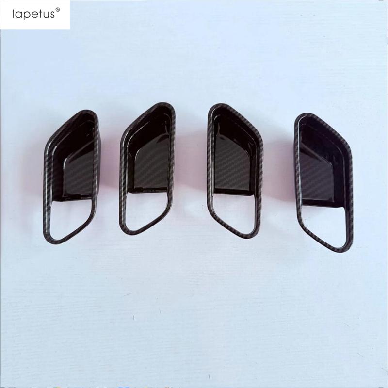 For Nissan Kicks 2017 -  Central Control Middle Air AC Outlet Vent Warning Lamp Frame Cover Trim Stainless Steel Accessories