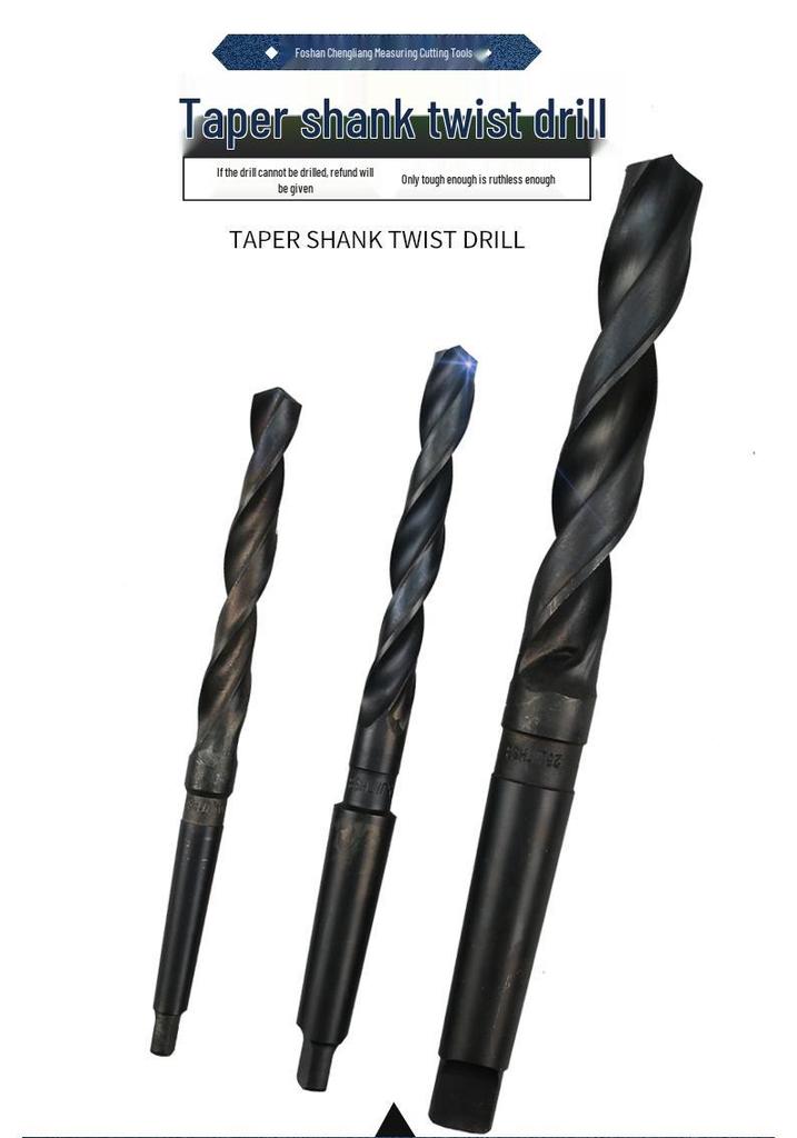 Chuan Taper Shank High-Speed Steel Drill Bit for Steel Plates, 6.5-30.9MM