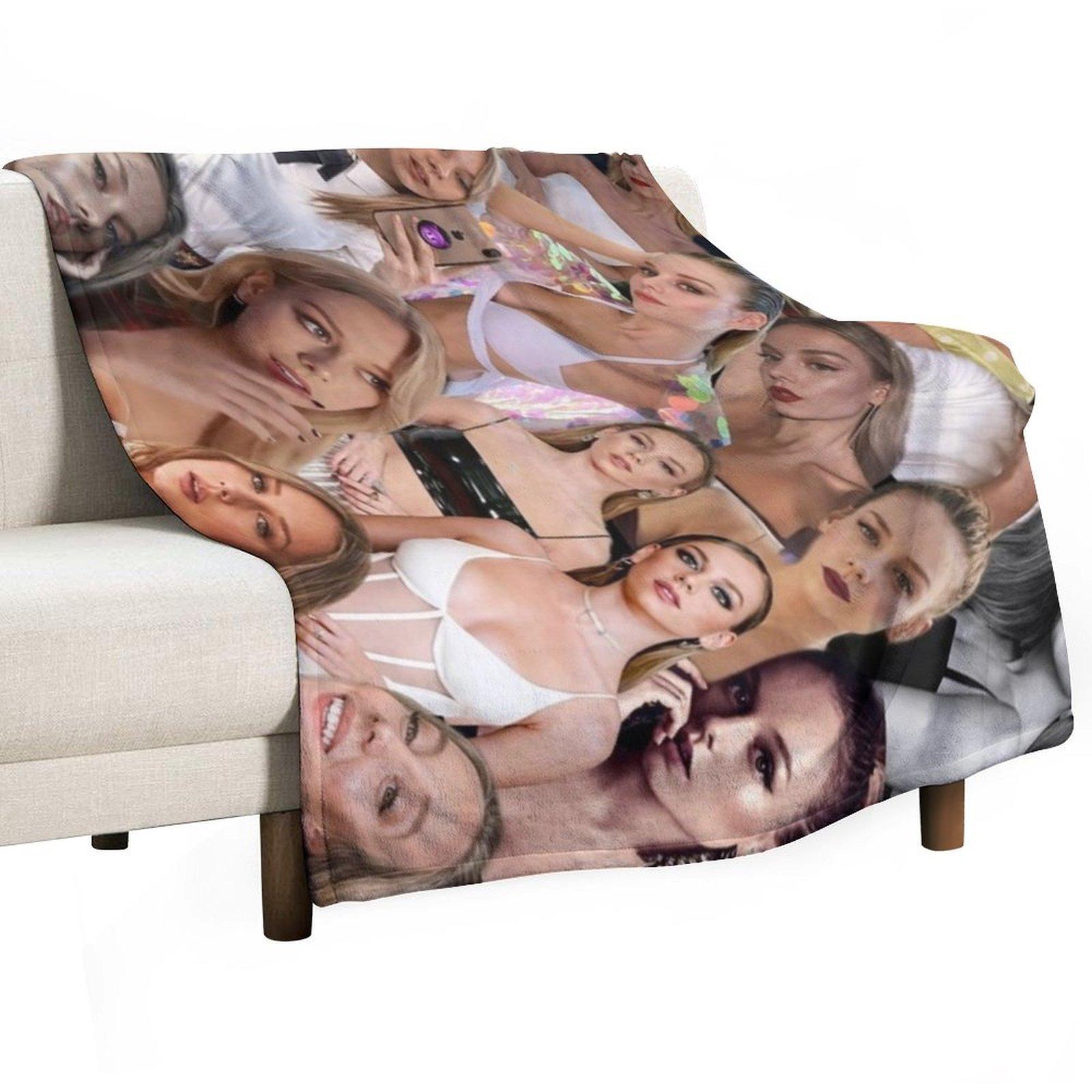 Ester Exposito Editing Throw Blanket Cute Heavy Furry Vintage Blankets 30x40in