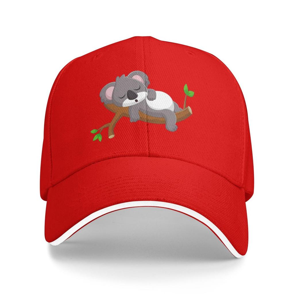 Unisex Baseball Hats Cartoon Koala Is Sleep Outdoor Streetwear Summer Sports Baseball Caps Hip Hop Cap Casquette Hats