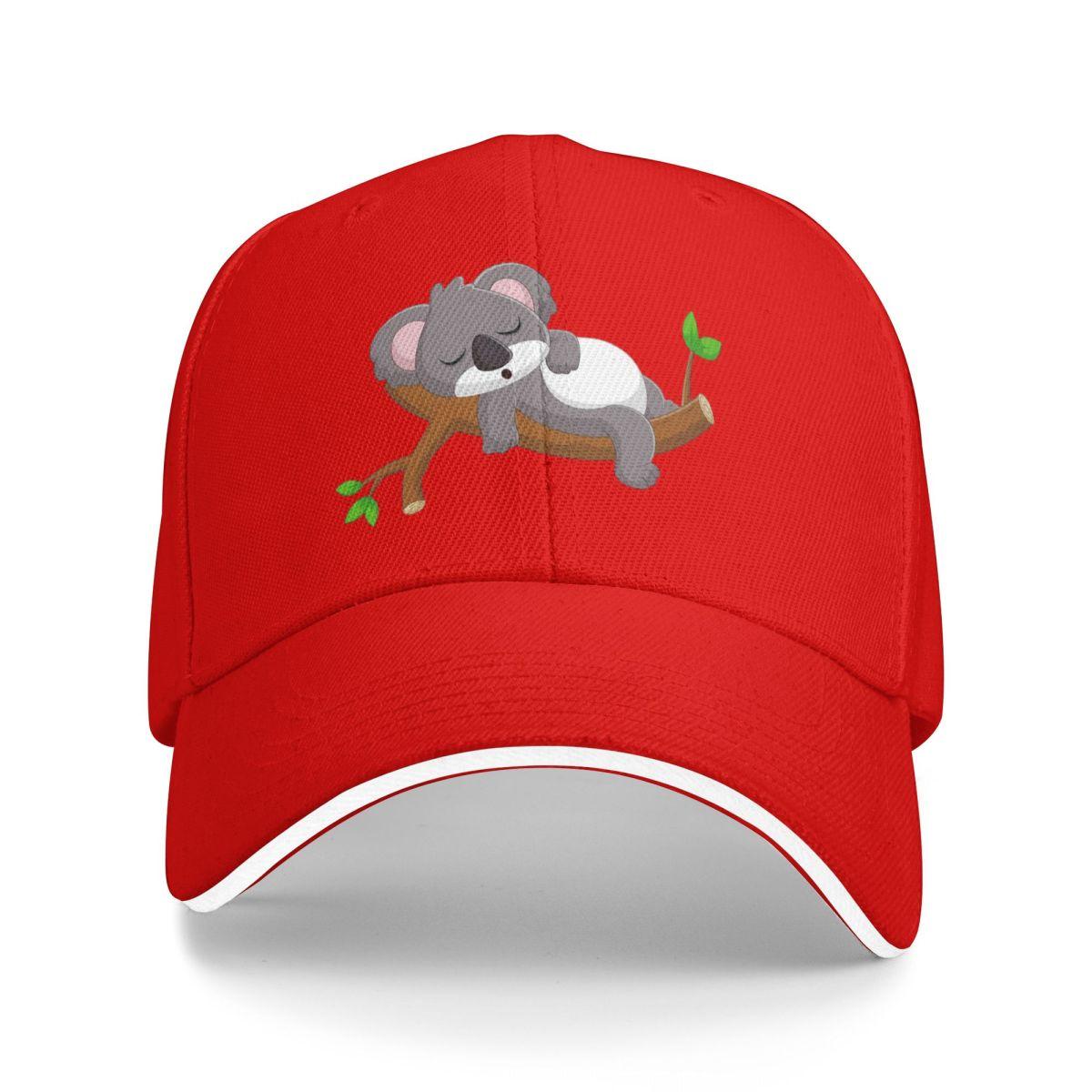 

Unisex Baseball Hats Cartoon Koala Is Sleep Outdoor Streetwear Summer Sports Baseball Caps Hip Hop Cap Casquette Hats One Size