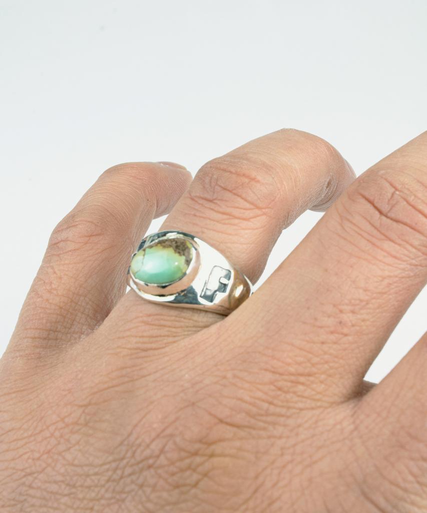 Sheen666 F-Word Turquoise Gold Custom Ring (Type A)