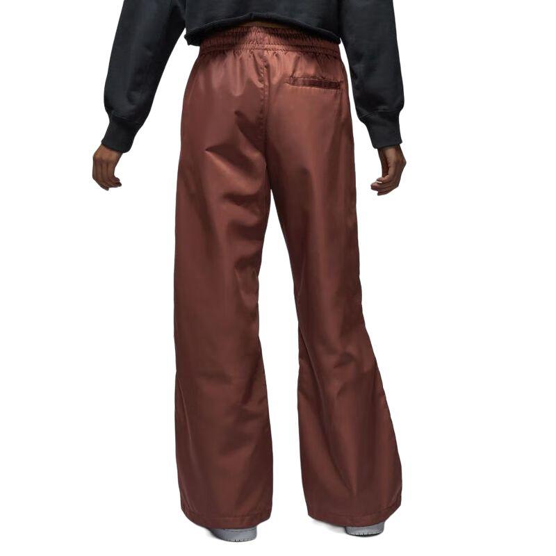 Jordan Brooklyn Logo Comfortable Versatile Loose Straight Leg Casual Pants Women pants Light-Brown Black HF9466-231