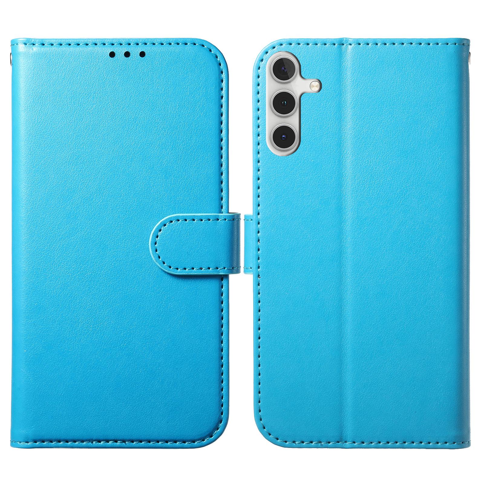 

Для Samsung Galaxy A26 5G Чохол-гаманець з 8 відділеннями для карток, підставкою, з ПУ шкіри, відкидна кришка Sky Blue