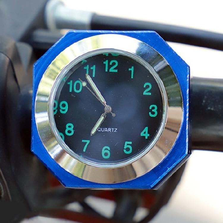 All Weather Resistant Motorcycle Dashboard Gauge Time Display Device Metal Octagonal Clock Simple Installation Design