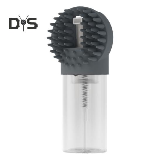 

Щетка для купания собак, силиконовая щетка для душа для домашних животных, массажная щетка для ухода за собаками, скребок для шампуня, расческа для купания длинных и короткошерстных кошек и собак серый