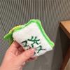 Cute Mahjong Keychain Charm Plush Mahjong Keyring Pendant Car Key Hangings Ornament Lovely Mahjong Cell Phones Bag Charm