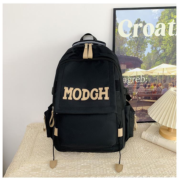 

Middle and high school students backpack backpack, one pack multi-purpose high-value casual versatile backpack large-capacity travel bag чорний