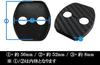 BRIGHTZ X-Trail T31 Carbon Style Door Striker Cover 4PC [STRIKER-004-4PC] DNT31 NT31 TNT31 DNT NT TNT T 31 X-Trail