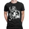 Streetwear T Shirt Summer Korn band Hippie T Shirts  Pure Cotton Tshirt for Man Y2K Casual Pattern Short Sleeve Tees