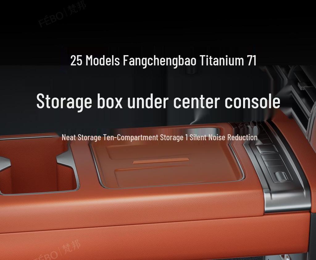 Equation Leopard Titanium 7 Silicone Console Storage Box - Partitioned Interior Accessories