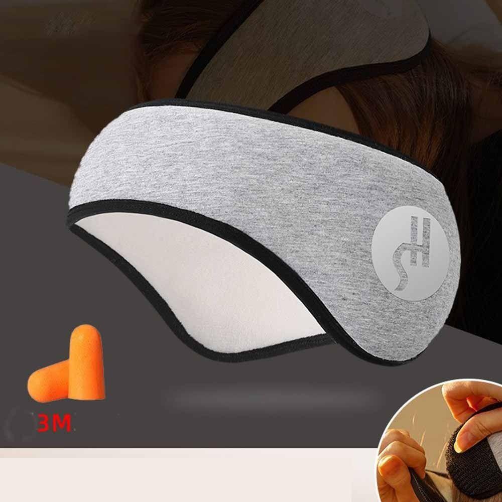 With Ear Muffs Soundproof Earmuffs Hearing Protection Soundproof Sleep Mask Blackout Ear Defenders Noise Reduction